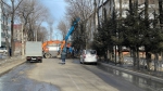 Порыв на теплотрассе. Фото: мэрия города