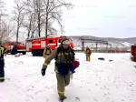 Пожарные Облучья показали мастерство на учениях в здании вокзала