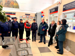 Пожарные Облучья показали мастерство на учениях в здании вокзала