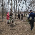 Собирают мусор и сгребают листву: биробиджанцы активно выходят на субботники