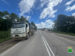 ДТП с участием сразу трех большегрузов произошло в Биробиджанском районе ЕАО