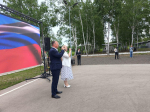 Сегодня на полигоне пос. Кирга специалисты Центра провели церемонию открытия первого очного модуля региональной кадровой программы участников и ветеранов специальной военной операции "Доблесть Хингана"