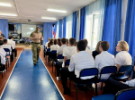 Урок памяти провели школьникам росгвардейцы в День солидарности в борьбе с терроризмом