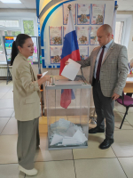 Председатель и заместитель председателя городской Думы Биробиджана приняли участие в выборах губернатора ЕАО