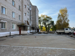 Двор многоквартирного дома в с. Амурзет ЕАО преображается благодаря федеральной программе