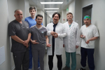 Хирург-онколог, депутат Государственной Думы Бадма Башанкаев вместе с врачами областного онкодиспансера провел сложную операцию, поделился с коллегами современными подходами в хирургии и передал новое медицинское оборудование для областного онкодиспансера