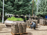 В Биробиджане благоустраивают Арбат