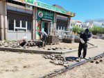 В Биробиджане благоустраивают Арбат