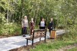 В селе Екатерино-Никольское завершено благоустройство парка на улице Пограничной